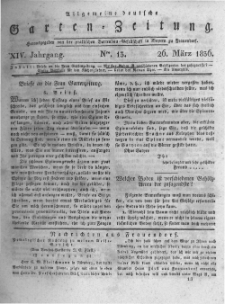 Allgemeine deutsche Garten-Zeitung. 1836.03.26 No.13