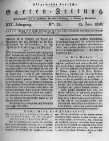 Allgemeine deutsche Garten-Zeitung. 1836.06.12 No.24