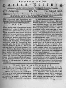 Allgemeine deutsche Garten-Zeitung. 1836.08.25 No.34