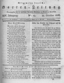 Allgemeine deutsche Garten-Zeitung. 1836.10.22 No.42