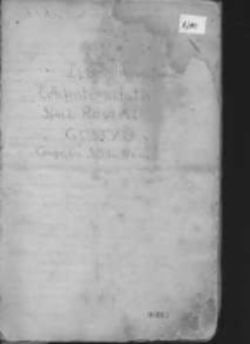 Liber Proventumm Confraternitatis Simi Rosarii Gostyń Congr. Or. S. Ph. Nerii