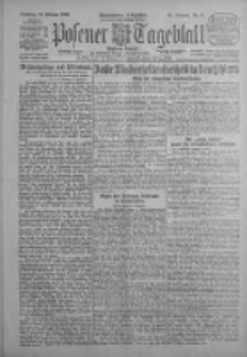Posener Tageblatt (Posener Warte) 1926.02.16 Jg.65 Nr37