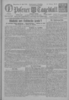 Posener Tageblatt (Posener Warte) 1926.04.22 Jg.65 Nr91