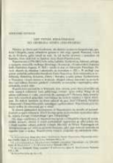 List Tytusa Działyńskiego do generała J&oacute;zefa Chłopickiego. Pamiętnik Biblioteki K&oacute;rnickiej Z. 23.