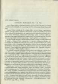Wspomnienia pośmiertne. Krystyna Nizio (29.IX.1928-7.III.1990). Pamiętnik Biblioteki K&oacute;rnickiej Z. 23.