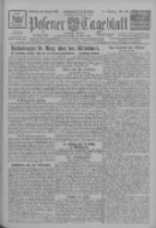 Posener Tageblatt (Posener Warte) 1926.08.24 Jg.65 Nr192