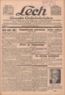 Lech.Gazeta Gnieźnieńska: codzienne pismo polityczne dla wszystkich stanów. Dodatki: tygodniowy "Lechita" i powieściowy oraz dwutygodnik "Leszek" 1936.02.27 R.36 Nr48