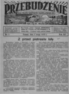 Przebudzenie: organ Związku Robotnik&oacute;w Rolnych i Leśnych ZZP. 1933.02.02 R.15 Nr5