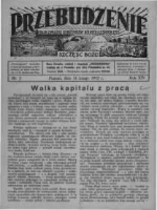 Przebudzenie: organ Związku Robotników Rolnych i Leśnych ZZP. 1933.02.16 R.15 Nr7