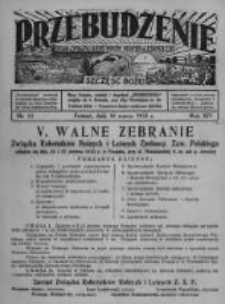 Przebudzenie: organ Związku Robotnik&oacute;w Rolnych i Leśnych ZZP. 1933.03.30 R.15 Nr13