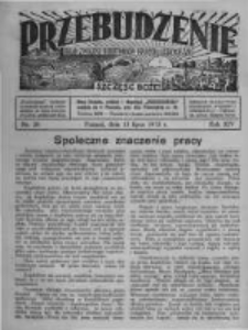 Przebudzenie: organ Związku Robotnik&oacute;w Rolnych i Leśnych ZZP. 1933.07.13 R.15 Nr28