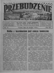 Przebudzenie: organ Związku Robotnik&oacute;w Rolnych i Leśnych ZZP. 1933.08.24 R.15 Nr34