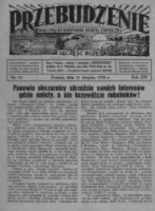 Przebudzenie: organ Związku Robotników Rolnych i Leśnych ZZP. 1933.08.31 R.15 Nr35