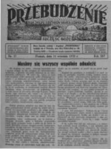 Przebudzenie: organ Związku Robotników Rolnych i Leśnych ZZP. 1933.09.14 R.15 Nr37