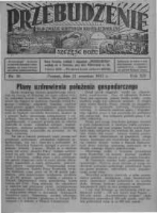 Przebudzenie: organ Związku Robotnik&oacute;w Rolnych i Leśnych ZZP. 1933.09.21 R.15 Nr38