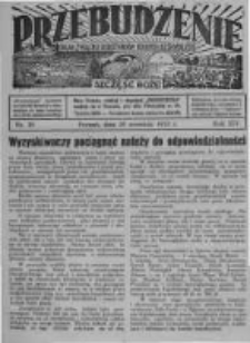 Przebudzenie: organ Związku Robotników Rolnych i Leśnych ZZP. 1933.09.28 R.15 Nr39