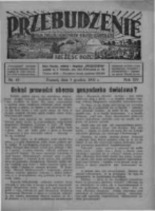 Przebudzenie: organ Związku Robotników Rolnych i Leśnych ZZP. 1933.12.07 R.15 Nr49