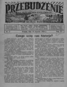 Przebudzenie: organ Związku Robotników Rolnych i Leśnych ZZP. 1934.01.18 R.16 Nr3