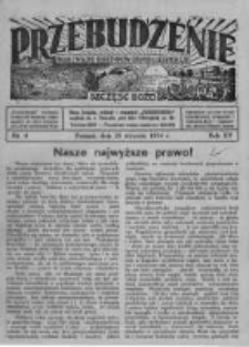 Przebudzenie: organ Związku Robotnik&oacute;w Rolnych i Leśnych ZZP. 1934.01.25 R.16 Nr4