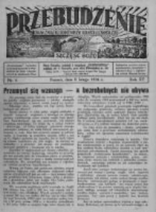 Przebudzenie: organ Związku Robotników Rolnych i Leśnych ZZP. 1934.02.08 R.16 Nr6