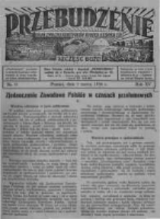 Przebudzenie: organ Związku Robotników Rolnych i Leśnych ZZP. 1934.03.01 R.16 Nr9