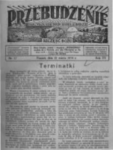 Przebudzenie: organ Związku Robotników Rolnych i Leśnych ZZP. 1934.03.22 R.16 Nr12