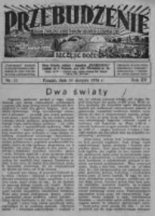 Przebudzenie: organ Związku Robotników Rolnych i Leśnych ZZP. 1934.08.16 R.16 Nr33