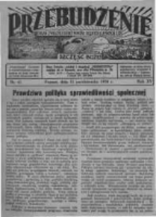 Przebudzenie: organ Związku Robotników Rolnych i Leśnych ZZP. 1934.10.11 R.16 Nr41