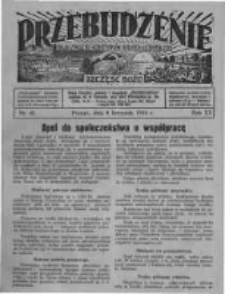 Przebudzenie: organ Związku Robotników Rolnych i Leśnych ZZP. 1934.11.08 R.16 Nr45