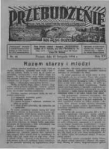 Przebudzenie: organ Związku Robotników Rolnych i Leśnych ZZP. 1934.11.15 R.16 Nr46