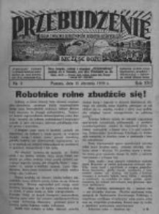 Przebudzenie: organ Związku Robotnik&oacute;w Rolnych i Leśnych ZZP. 1935.01.31 R.17 Nr5