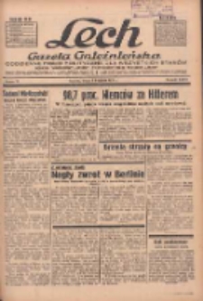 Lech.Gazeta Gnieźnieńska: codzienne pismo polityczne dla wszystkich stan&oacute;w. Dodatki: tygodniowy "Lechita" i powieściowy oraz dwutygodnik "Leszek" 1936.04.01 R.36 Nr77