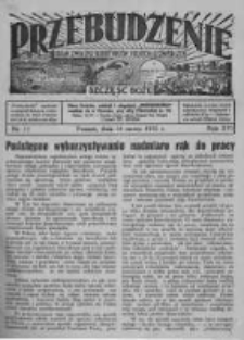 Przebudzenie: organ Związku Robotnik&oacute;w Rolnych i Leśnych ZZP. 1935.03.14 R.17 Nr11