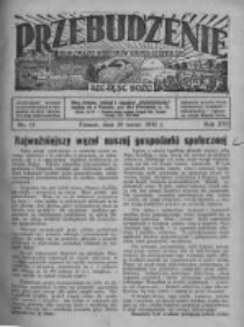 Przebudzenie: organ Związku Robotnik&oacute;w Rolnych i Leśnych ZZP. 1935.03.28 R.17 Nr13