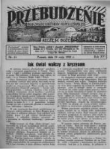 Przebudzenie: organ Związku Robotnik&oacute;w Rolnych i Leśnych ZZP. 1935.05.22 R.17 Nr21
