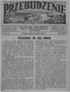 Przebudzenie: organ Związku Robotnik&oacute;w Rolnych i Leśnych ZZP. 1935.05.29 R.17 Nr22