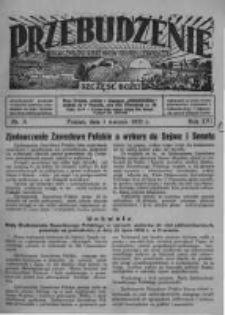 Przebudzenie: organ Związku Robotnik&oacute;w Rolnych i Leśnych ZZP. 1935.08.01 R.17 Nr31