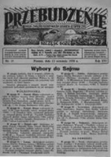 Przebudzenie: organ Związku Robotników Rolnych i Leśnych ZZP. 1935.09.12 R.17 Nr37