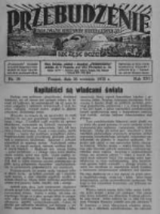 Przebudzenie: organ Związku Robotnik&oacute;w Rolnych i Leśnych ZZP. 1935.09.26 R.17 Nr39