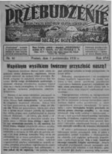 Przebudzenie: organ Związku Robotnik&oacute;w Rolnych i Leśnych ZZP. 1935.10.03 R.17 Nr40