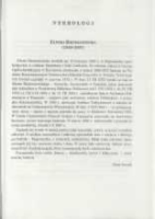 Elwira Bieniaszewska (1949-1997). Pamiętnik Biblioteki Kórnickiej Z. 26.