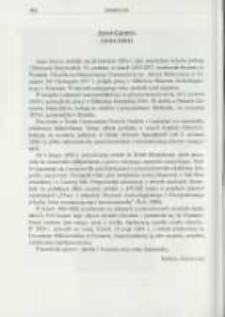 Anna Gieryn (1954-1994). Pamiętnik Biblioteki Kórnickiej Z. 26.