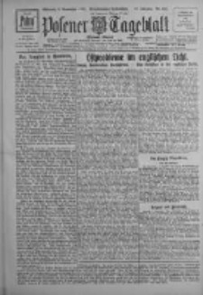 Posener Tageblatt (Posener Warte) 1927.11.09 Jg.66 Nr256