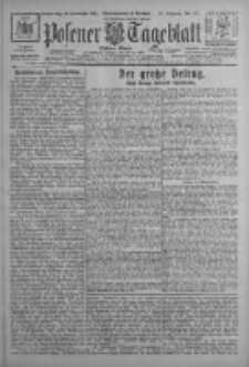 Posener Tageblatt (Posener Warte) 1927.11.10 Jg.66 Nr257