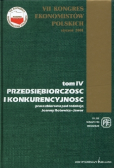 Międzynarodowa konkurencyjność polskich przedsiębiorstw - wyniki badań empirycznych