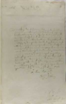 Jan Karol Chodkiewicz do kr&oacute;la Zygmunta III, z obozu nad Iszklią moizą 19.07.1603