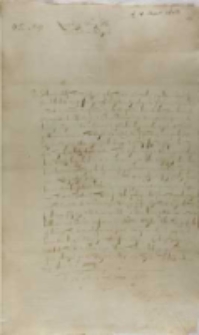 Jan Karol Chodkiewicz do kr&oacute;la Zygmunta III, z obozu 31.08.1603