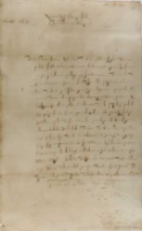 Jan Karol Chodkiewicz do kr&oacute;la Zygmunta III, z obozu 31.08.1603