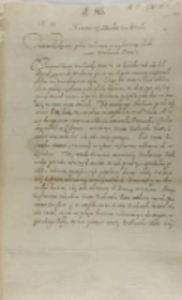 Jan Weiher starosta pucki do kr&oacute;la Zygmunta III, Puck 27.09.1603