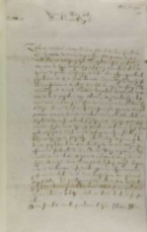 Jan Karol Chodkiewicz do kr&oacute;la Zygmunta III, Ryga 10.04.1604